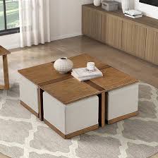 PLANOTEX CENTER TABLE AND STOOLS